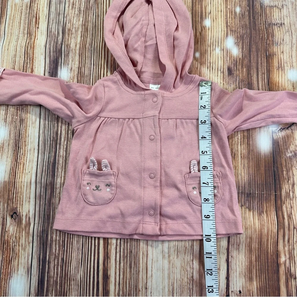 Carter's Pink Baby Cardigan Size 6 Months